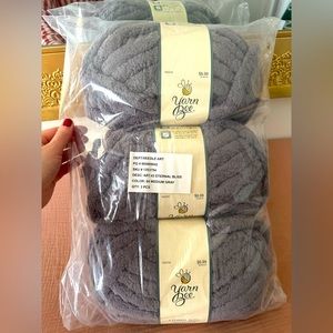 Yarn Bee 3 pack eternal bliss, medium, gray, 28 yards